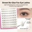 Lông mi giả đuôi cáo tự nhiên 7-13mm C Curl Eye Extension Sợi tổng hợp