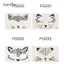 AqToCna 1 Cái 3D Acrylic Khoan Stier Mèo Dễ Thương Mặt Stiers Bóng Đảng Trang Trí Mặt Kim Cương Hóa Trang Tạm Thời Hình Xăm Stiers AqToCna