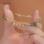 AqToCna Thời Trang Retro Tre Khớp Vòng Tay Nữ Tinh Tế Phong Cách Trung Hoa Chuông Mặt Dây Chuyền Vòng Tay Phụ Kiện Trang Sức Quà Tặng Sinh Nhật AqToCna