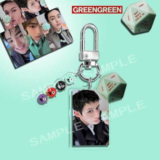 Móc khóa K‑pop dễ thương CORTIS SEONGHYEON album GREENGREEN REDRED KEONHO JUHOON JAME
