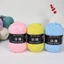 Nhóm Len Bốn Dây Sữa Cotton Handmade Nhà Dệt Đan Yi Cotton 4 Sợi Len Dày MUE6
