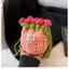 Túi móc GUSTAVA, Thiết kế bó hoa hồng phong cách Bohemian Túi ra rỗng, Túi đeo chéo dây Cotton thanh lịch du lịch