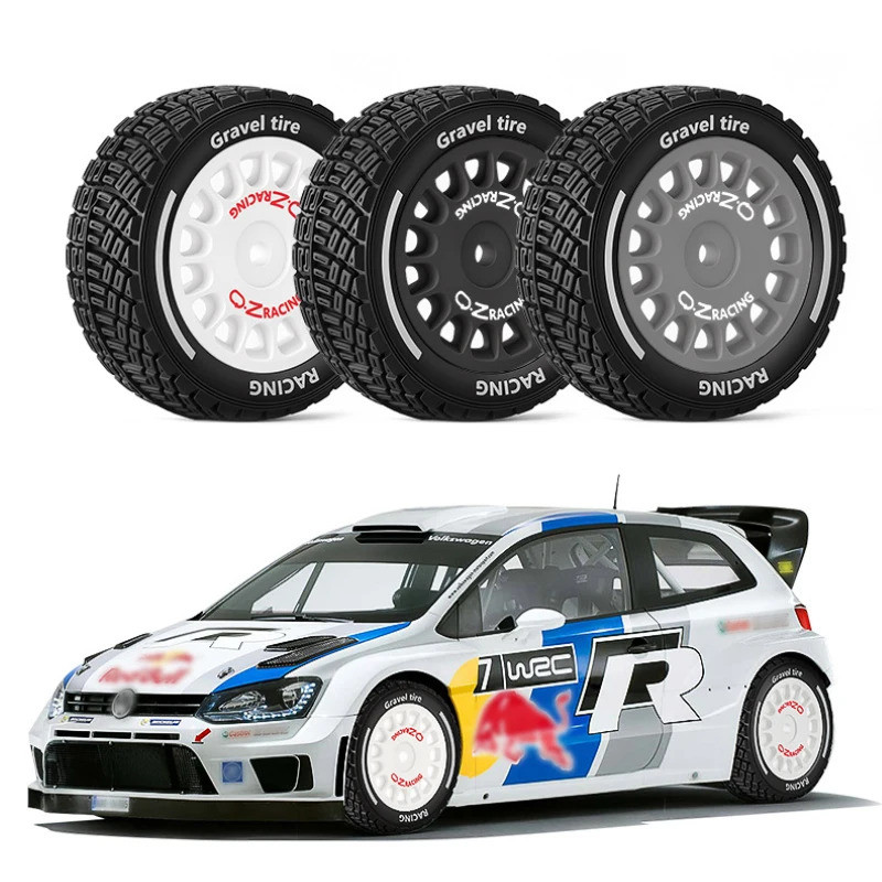 4 60mm 12mm Hex High Grip On-Road Rally Lốp Xe Bánh Xe Cho 1 / 14 MJX 14301 14302 14303 14304 RC Xe Nâng Cấp Phần