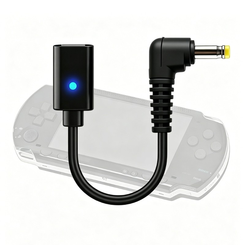 ZYARUKO Loại C Adapter Dây Sạc USB C Sang 1000 2000 Dây Sạc Thiết Kế Cáp Cho Game Thủ Và Người Hâm Mộ
