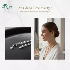 Springevenstar Ngọc Trai Giả Và Kim Cương Giả Cô Dâu Nelace Bộ Dành Cho Nữ Thanh Lịch Tại Đám Cưới Springevenstar