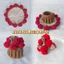 Thành phẩm Đan Đẹp Mini Hoa Hồng Lông Móc Sáng Tạo Handmade Bó Hoa Chăn Cách Nhiệt Thảm Quà Tặng Nhỏ Móc Bó Hoa