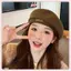 JRP Cotton Nữ Mũ Nồi Mùa Đông Mũ Vintage Pháp Kẻ Sọc Top Mũ Họa Sĩ Mũ Thu Đông Phố Hình Bát Giác Mũ Nồi JRP