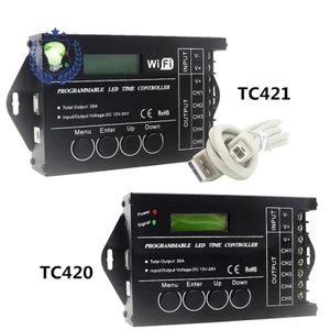 A8BJ tc421 / tc420wifi Bộ điều khiển lập trình thời gian chiếu sáng thông minh Công tắc hẹn giờ trên Máy ứng dụng di động