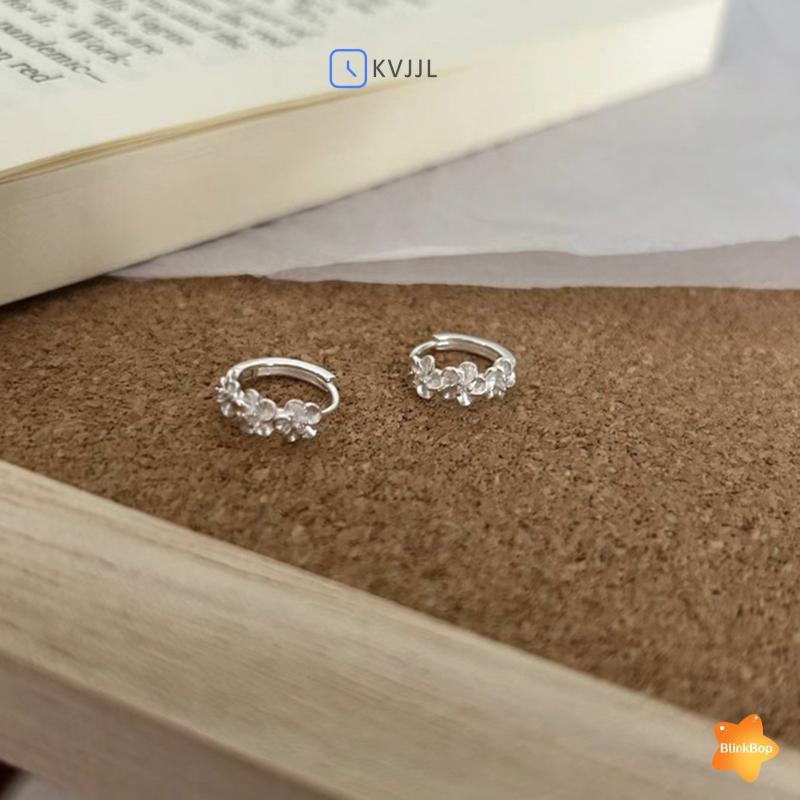 [KvJJL-t] 1 Đôi Bông Tai Vòng Tròn Hoa Hồng Nhỏ AAA Zircon Dành Cho Nữ Quyến Rũ Đính Hôn Trang Sức Cưới Mới