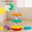 MỚI 1 Bộ Bé Quay Staing Đồ Chơi Xếp Hình Montessori Xoay Cầu Vồng Tháp Trẻ Em Phát Triển Kỹ Năng Vận Động Trò Chơi Trẻ Em Quà Tặng SKY
