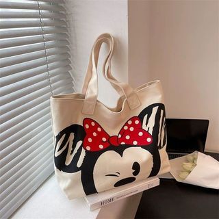 Túi đeo vai vải canvas dung tích lớn dành cho sinh viên phong cách Nhật Bản phong cách Harajuku