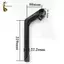 Thân xe đạp Hợp kim nhôm 25,4mm Tay cầm Thanh nâng hình cổ ngỗng Thân cây có vỏ bảo vệ Nhẹ Bền Xây dựng Thích hợp cho Ret