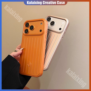 Ốp Điện Thoại Hành Lý Sang Trọng Cho iPhone 17 Pro Max 16 15 14 13 12 11 Pro Max Vỏ Bảo Vệ Cứng Chống Sốc