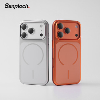 Sanptoch Cho Magsafe Tối Giản Matte Slim Phone Case Cho iPhone 17 16 15 14 13 Pro Max Ốp điện thoại Cứng PC Sang Trọng Cho iPhone 17 Air Light & Mỏng Chống Vân Tay Vỏ Bảo Vệ