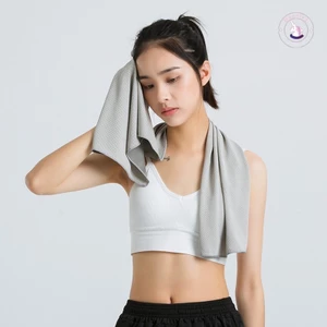 Khăn làm mát khô nhanh mùa hè - Khăn cổ thể thao nhiều màu có túi chống thấm nước
