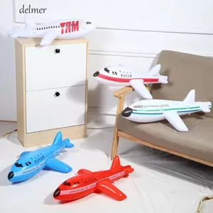Bóng bay DELMER, Bóng bay PVC Đồ chơi trẻ em Đồ chơi máy bay bơm hơi, Đồ dùng dự tiệc Bóng bay bơm hơi vui nhộn cho trẻ em Đồ chơi tương tác
