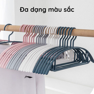 Móc Treo Quần Áo Sang Trọng Chống Trượt, Móc Phơi Vai Cong Liền Mạch Bo Tròn Không Vết Lằn, Chịu Lực Tốt