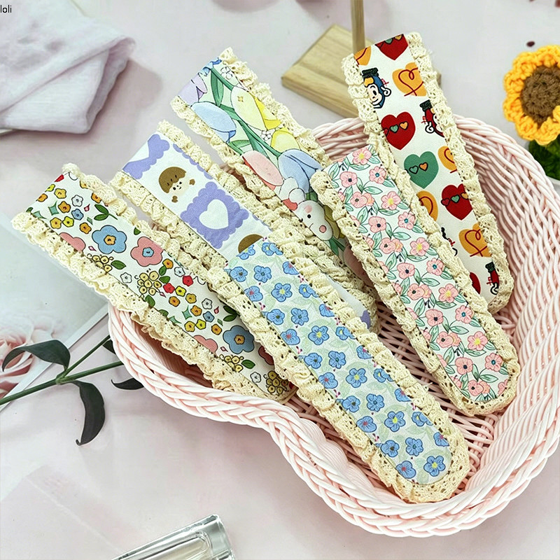 💋loli💋Băng Đô Miếng Dán Tóc Velcro Magic Dán Hoa Dễ Thương Thời Trang Hàn Quốc - Phụ Kiện Tóc