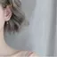 PNPIA- Bông tai hình trái tim nữ Bông tai thời trang sành điệu Phụ kiện hẹn hò