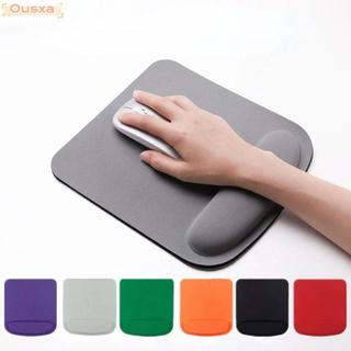Tấm lót chuột tựa cổ tay OUSXA, Bàn di chuột văn phòng chơi game xốp dày EVA, Phụ kiện văn phòng màu trơn Thảm chuột tiện dụng