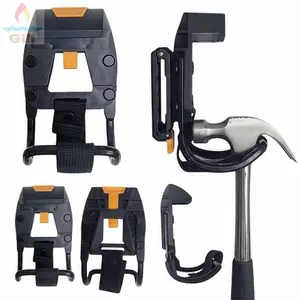 Kẹp túi thắt lưng GILL, Móc treo búa móng vuốt ABS chắc chắn đa chức năng, Phụ kiện công cụ khóa thắt lưng nhanh chuyên nghiệp