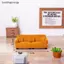 {BUDDI} 1 Chiếc Mô Hình Sofa Thu Nhỏ Màu Nâu Di Động Tỉ Lệ 1: 30 Để Trang Trí Nhà Búp Bê Nội Thất Phòng Khách Mini Giả Vờ Chơi Đồ Chơi {buddingenergy}