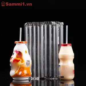 ZK 500 Chiếc Ống Hút Nhựa Trong Suốt DIY, Ống Hút Uống Dùng Một Lần Mũi Nhọn VN