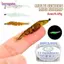 BORAGETE 20 Cái / hộp Đồ Bơi Tôm Dạ Quang, Thiết Kế Dạ Quang Chiều Dài 4cm Mồi Câu Cá Phát Sáng, Hiệu Ứng Phát Sáng Silicon Mềm 0.45g Trọng Lượng Mồi Mềm Mini Câu Cá Nước Ngọt