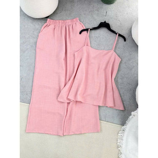 Set Bộ ĐŨI 2 DÂY MỚI Kèm Quần SUÔNG DÀI Mát Nhẹ Thoải Mái DỄ MẶC Cực XỊN K&B FASHION