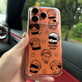 Gojo Satoru ỐP đIệN ThoạI Cho IPhone 17 16PRO 15Plus 14 13 12 11 Promax XR XSMAX ốP Silicon TPU MềM Trong SuốT