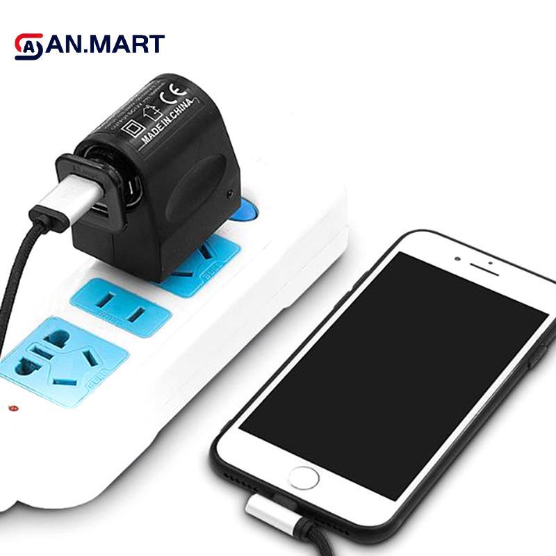 AN.MART Cắm Chuyển Đổi Đa Năng 220V AC Sang 12V DC Bộ Chuyển Đổi Nguồn Điện Ô Tô Soet Chuyển Đổi VN