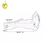 Trailer Dây Giá Đỡ Hạng Nặng Phụ Tùng RC Trailer Móc Cho Tỉ Lệ 1: 10 RC Xe Bánh Xích Xe Tải Xe Sở Thích Đồ Chơi Phụ Kiện