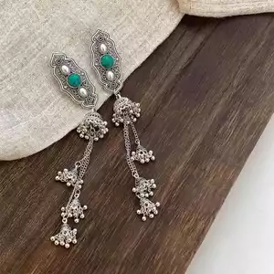 Mới Phong Cách Trung Quốc Chuông Tua Rua Tóc Nữ Phong Cách Dân Tộc Kẹp Bên Retro Cao Cấp Tinh Tế Phụ Kiện Tóc Kẹp Bên Mũ Đội Đầu Nữ 6.8