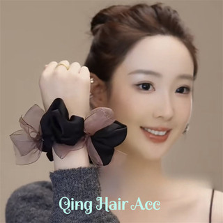 Lưới Nơ Tóc Cô Gái Đầu Bóng Cao Đuôi Ngựa Buộc Tóc Đầu Dây Buộc