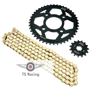 Bộ nhông sên đĩa NSD xích sên TLT thái lan winner v1-v2-v3-v4 - winner X - winner R (Black 428H mạ đồng 15-44-126L)
