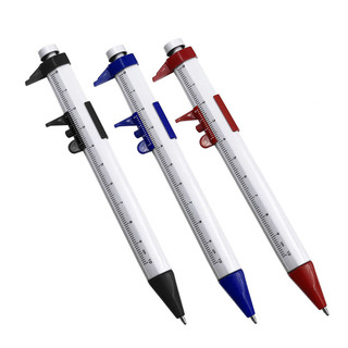 [FUXIN] Bút mực Gel 1.0mm đa chức năng 150mm Vernier Caliper Bút bi lăn Văn phòng phẩm