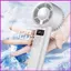 Quạt mini cầm tay có thể sạc lại Màn hình LED yên tĩnh Quạt cầm tay mini chạy bằng pin 120 tốc độ để cắm trại ngoài trời lyuvn