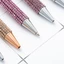 GETVOW Crystal Bling Pen, Bút bi kim cương giả pha lê có thể thu vào, Quà tặng Bút có thể thu vào bằng kim loại Giáo viên