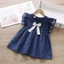 BRABRAAA Váy Bé Gái, Váy Công Chúa Không Tay Cotton, Thời Trang Thoáng Khí Nơ Ruffle Dễ Thương Trẻ Em Sundress Váy Sinh Nhật
