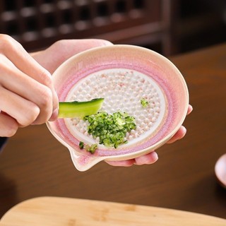 Dụng cụ gọt tỏi bằng gốm SENRTY, Bát nước sốt tỏi 2 trong 1 bằng tay, mịn màng cầm tay, tái sử dụng, xay nhuyễn rau củ quả
