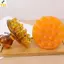 < YEI > Bàn chải Massage màu nâu hồng Tẩy tế bào chết cơ thể làm sạch kinh tuyến cho gia đình và Salon Spa Sử dụng làm săn chắc và làm mịn da mới