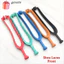 GAVESTO 1 Cặp Dây Đeo Thay Thế Sandal Thông, Kẹp Ba Điểm Phong Cách Thái Lan Màu Trơn, Phụ Kiện Dép Lật Chống Mài Mòn Cao Su Chất Lượng Cao Mùa Hè