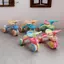 Mô hình xe ba bánh Mini SRVN cho nhà búp bê Mô phỏng lắp ráp 3 bánh xe đạp Trang trí nội thất Đồ chơi cảnh trang trí thủ công.