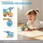 Mô hình xe ba bánh Mini SRVN cho nhà búp bê Mô phỏng lắp ráp 3 bánh xe đạp Trang trí nội thất Đồ chơi cảnh trang trí thủ công.