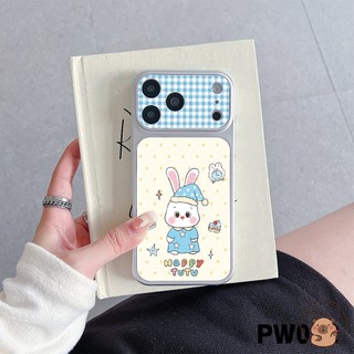 Dành Cho Xiaomi 17T Pro Poco X8 X7 X6 Neo X4 X3 GT NFC M8 M7 M6 Plus M5S M4 M3 M2 Pro Max Ốp Điện Thoại Nhìn Lớn Cửa Sổ Da PU Thỏ Dễ Thương Ngôi Sao Kẻ Sọc Mặt Trăng Vỏ Hoạt Hình
