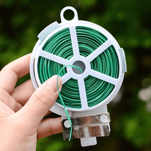 1 cuộn dây lõi thép bọc nhựa dài 20m, 50m, 100m có dao cắt buộc lan FE120