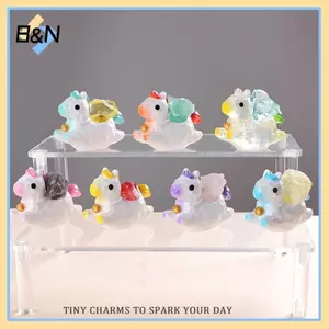 B & N Đá Thơm Chủ Đề Ngựa Gỗ Nhựa Cabochons Hoạt Hình Đáng Yêu Động Vật Flatba Quyến Rũ Cho Xe Ô Tô Văn Phòng Để Bàn Đồ Trang Trí.