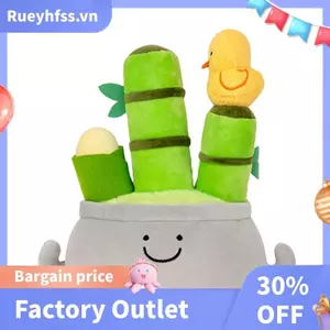 Mô Phỏng Chậu Cây Sang Trọng Đồ Chơi Nhồi Bông Búp Bê Chậu Hoa Gối Mềm Trang Trí Đầu Giường