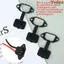 VVDZA 5 / 10 Chiếc Xe Cổng Sạc Bụi Đen Cắm Ổ Cắm Đơn Vỏ Cổng Sạc Chống Thấm Nước