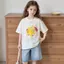 Mùa Hè Bé Gái Tay Ngắn In Hình Áo Thun Trẻ Em Rời Áo Quần Áo Vừa Lớn Trẻ Em Cotton Nguyên Chất